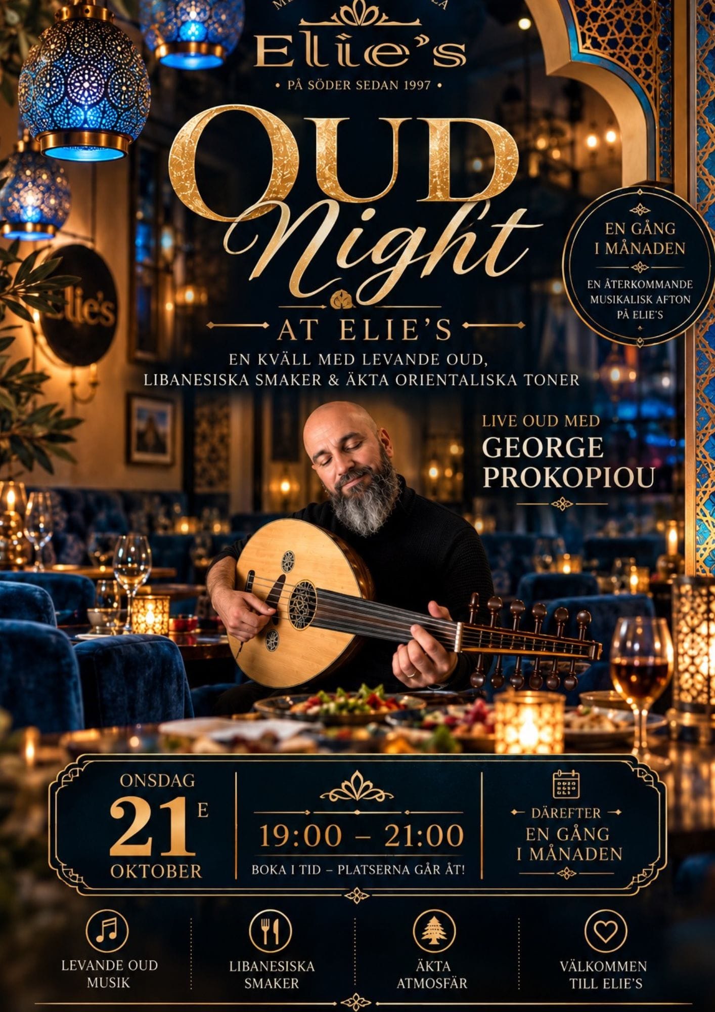 OUD NIGHT PÅ ELIE’S – ONSDAG 21 OKTOBER